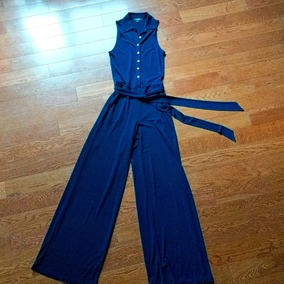 Navy jumpsuit - Picture 2 of 3